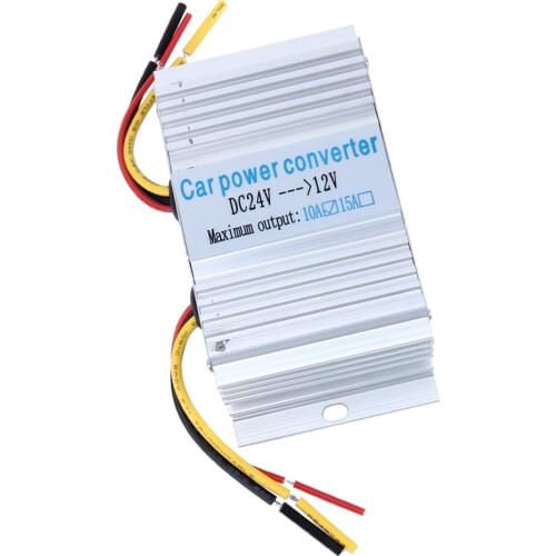 24V To 12V 10A Step Down Converter Regulator Power Inverter Adapter 13V-40V Input for Car Vehicle Boat
