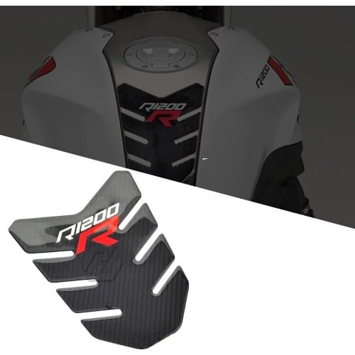 3D Carbon Look Motorcycle Tank Pad Protector Sticker Case for BMW R1200R R1200 R Tank Decal
