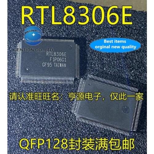 5PCS RTL8306 RTL8306E RTL8306E-CG QFP128 RTL8365 RTL8365MB QFP128 in stock 100% new and original