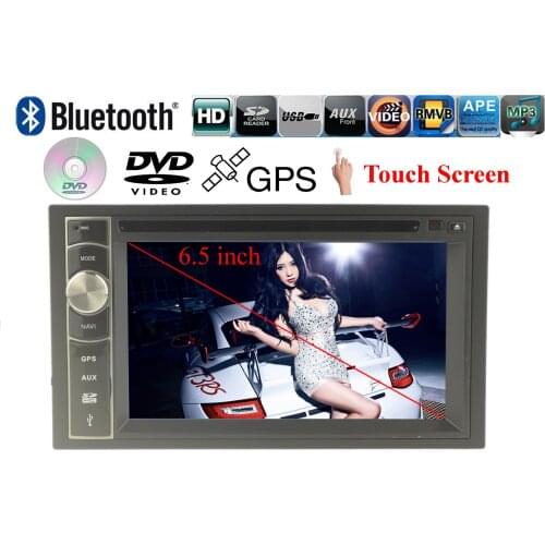 Car Radio DVD TV Function Support Multi-languauge GPS Calender FM RBG Light Bluetooth Touch Screen