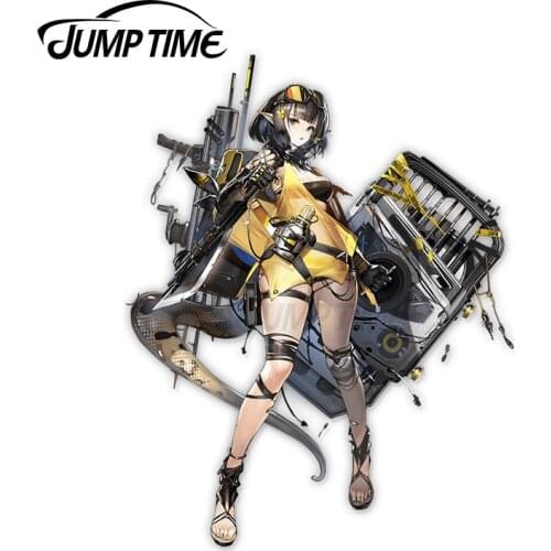 JumpTime 13 x 10.8cm For Arknights Eunectes Anime Waifu Car Decal Bumper Car Stickers Refrigerator Vinyl Anime Car Assessoires