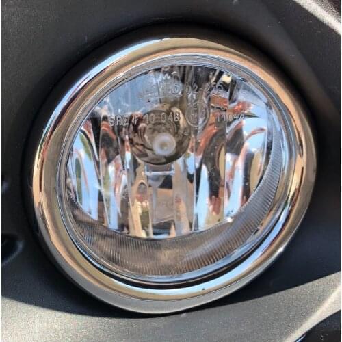 For Toyota CHR C-HR 2016 2017 2018 ABS Chrome Car Front Fog Lamp Lights Decoration Cover Exterior Accessories