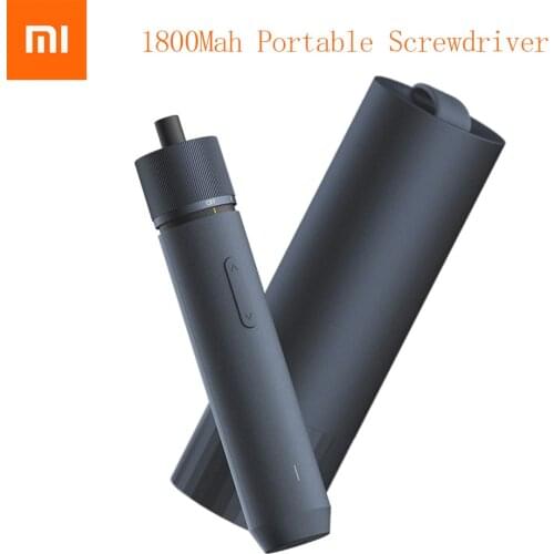 Xiaomi 1500mAh Electric Screwdriver Portable Rechargeable Integrated Screw Driver High-quality 12Pcs 50mm S2 Screw Bits