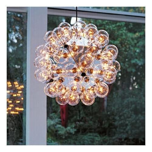Indoor lamps 17/20 heads Small ball brushed bubble-glass Pendant Light Simple Luxury DNA Cleavage lamp fixture