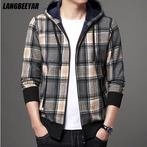 LANGBEEYAR Men's Outerwear