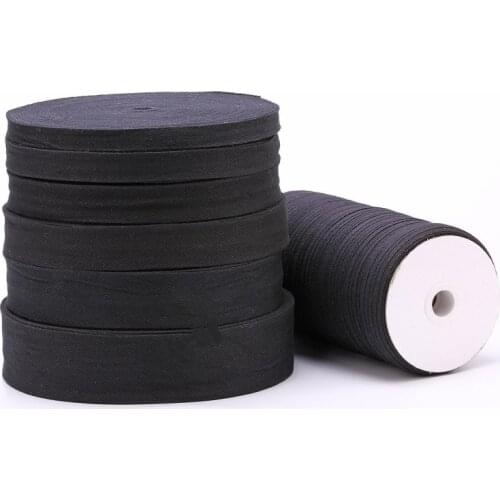 3/8" 10MM 5/8" 15MM 7/8" 20MM 1" 25MM AND 30MM100% cotton natural BLACK Herringbone belt cotton ribbon 50yard/lot lace set