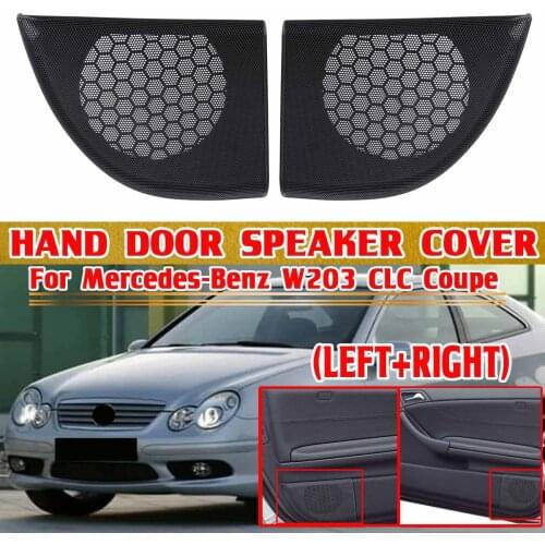 Left/Right W203 Car Side Door Hand Door Speaker Cover Horn Cover Trim For Mercedes For Benz W203 CLC Coupe 2Dr A20372703889051