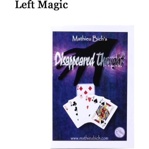 Disappeared Thought By Mathieu BichS Card Magic Tricks Close Up Stage Props Mentalism Magia Professional Illusion Mystery
