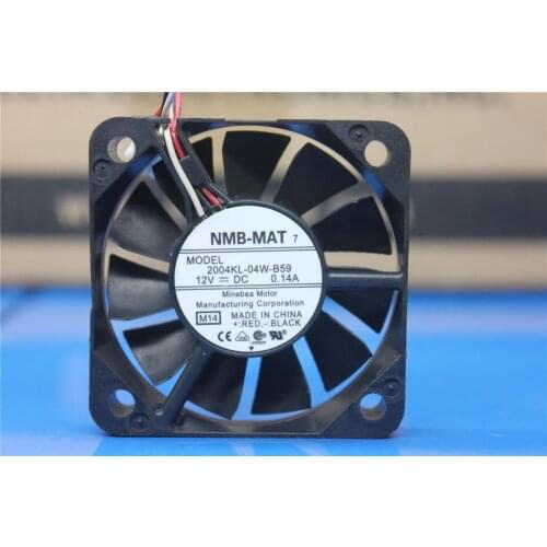 New 5010 5CM fan 12V 2004KL-04W-B59 5CM ultra-thin mute cooling fan