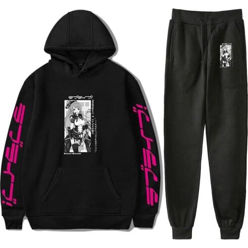 LoveLive! Kotori Minami μs school idol Print Fall Suit Hoodies Sportswear Hooded Ankle Banded Pant Two Piece Set sweatshirt