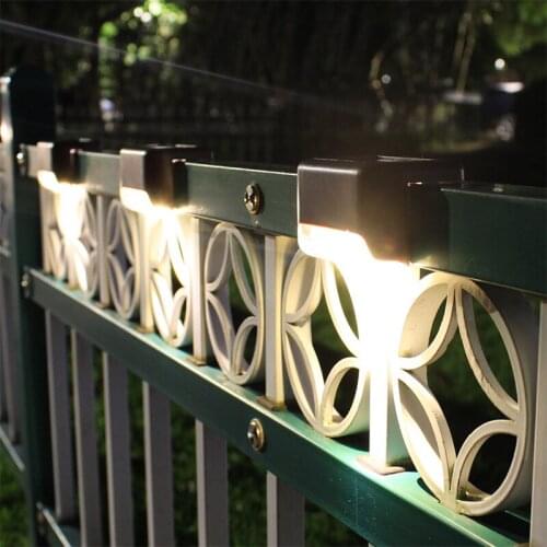 Transparent Cover Solar Outdoor Garden Light Stair Wall Light Step Light Led Street Light Waterproof Lighting