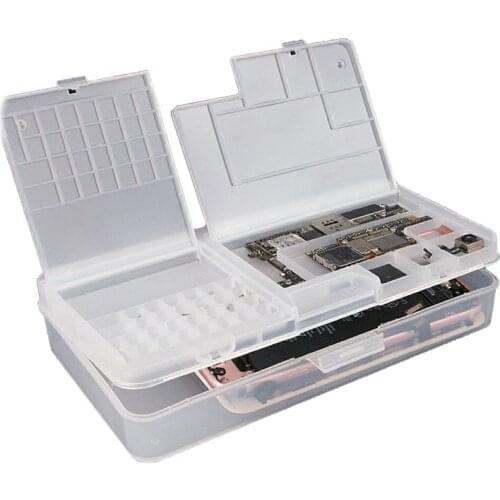SS-001A Muti-function Storage Box Screw Storage Box Electronic Components Hand Tool Organizer Holder Case for Phone Repair