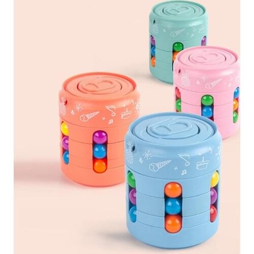 Magic Cube Educational Toys Games Fingertip Finger Rotating Top Decompression Magic Cube Toy Child Adult Fingertip Toy Gift
