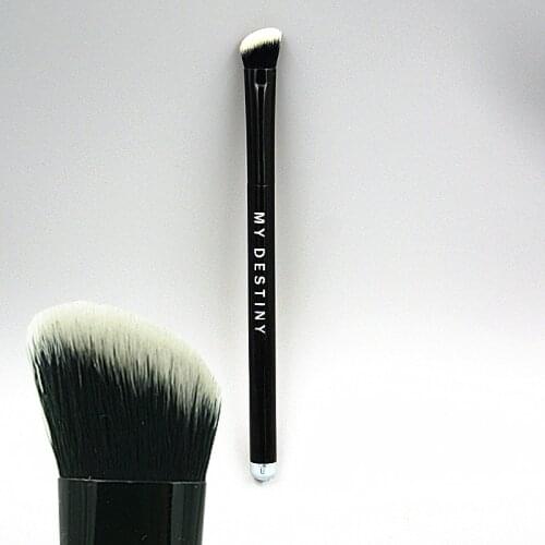 High Quality Metal Handle MJ Brand Angled Eyeshadow Brush Nose Shadow Brushes Detailed Makeup Accessories