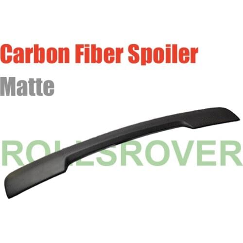 RollsRover Rear Upper Spoiler Top Wing for Range Rover Evoque 2012-2017 Matte Carbon Fiber Car Styling