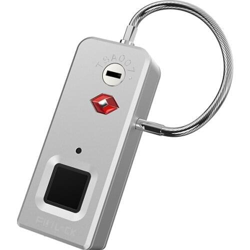 FIPILOCK FL-S2TSA Overseas customs lock TSA special key suitcase smart fingerprint padlock