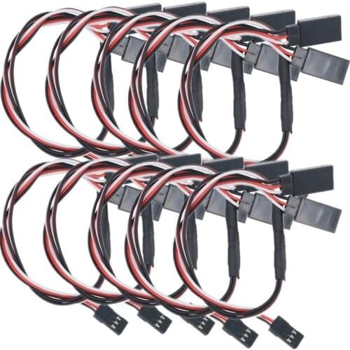 200 pcs 300MM RC Servo Y Extension Wire Cable FOR Futaba JR RC Car, plane and helicopter 40