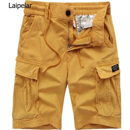2021 Summer Mens Shorts Pure Cotton Elastic Mid Waist Casual Daily Sport Street Wear Pants