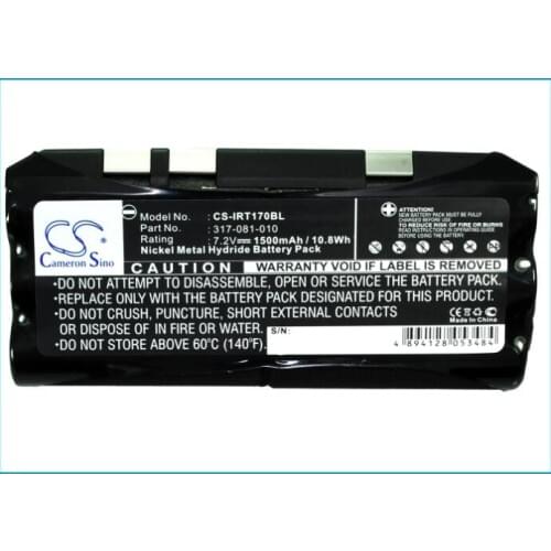 Cameron Sino 1500mAh battery for INTERMEC DT1700 RT1700 RT1710 T1700 317-081-010 317-081-030 BarCode, Scanner Battery