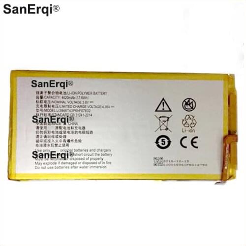 For ZTE Li3846T43P6hF07632 phone battery For ZTE K88 AT&T Trek 2 HD 4620mAh Li3846T43P6hF07632 battery