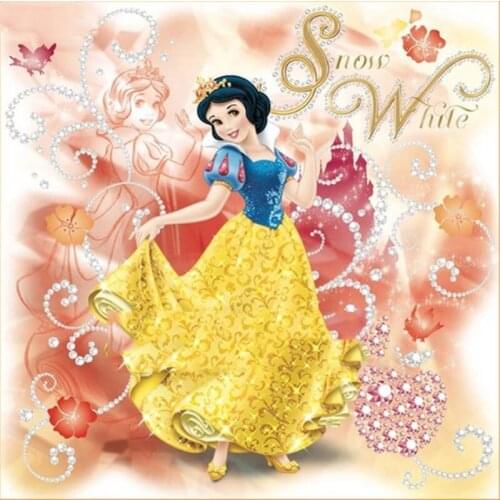 Disney 5d Diy Diamond Diamond Painting Cross Stitch Kits Cartoon Princess Diamond Mosaic Embroidery Home Decor Gift