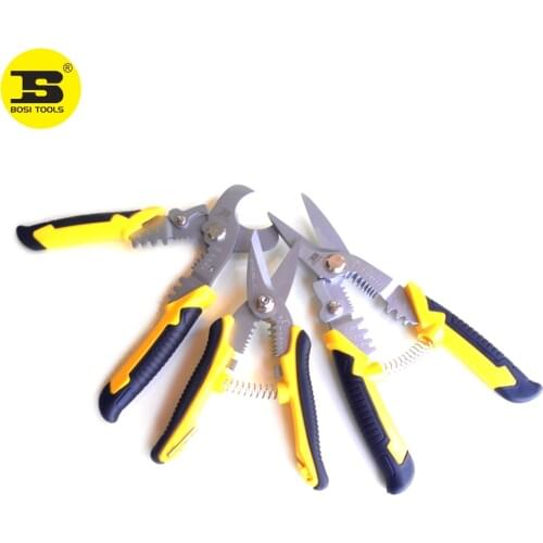 BOSI New Wire Stripper Cutter Crimper 3 In 1 Multi-Purpose Combined