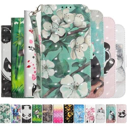 Wallet Flip Case For Samsung Galaxy Note 20 Ultra A21S Cover 3D Cartoon PU Leather Kickstand Case For Samsung S20 Plus Note20