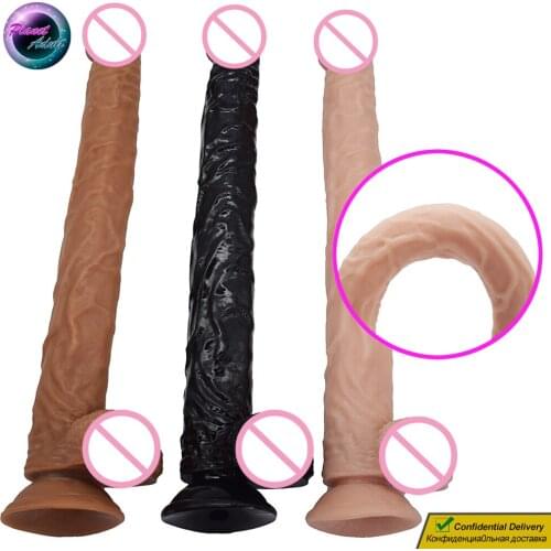 41cm Long Dildo Realistic Penis Female Masturbator Pussy Prostate Rectum Masturbation Adult Sex Toys for Women Lesbian Gay Men