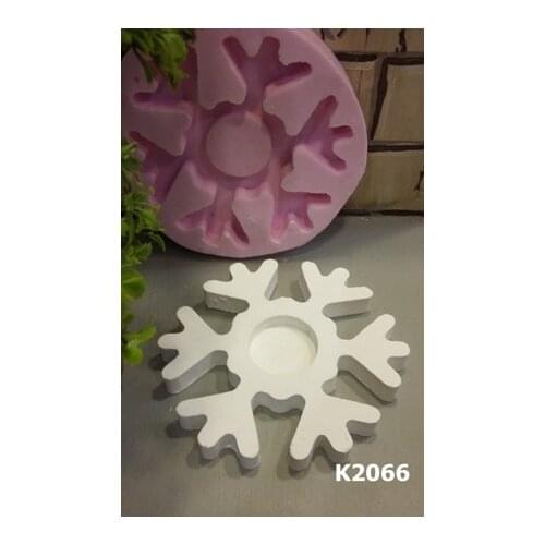 Kar tanesi mumluk silikon kalıp