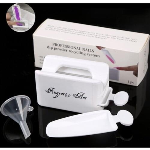 Manicure Recycling Storage Box Portable Infiltration Container Double Layer