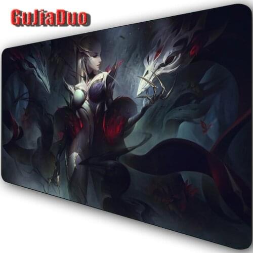 League of Legends New Skin Witch Series Mouse Pad Gamer Laptop Pc Keyboard Table Desk Mat Gaming Room Accessories Anime Mousepad