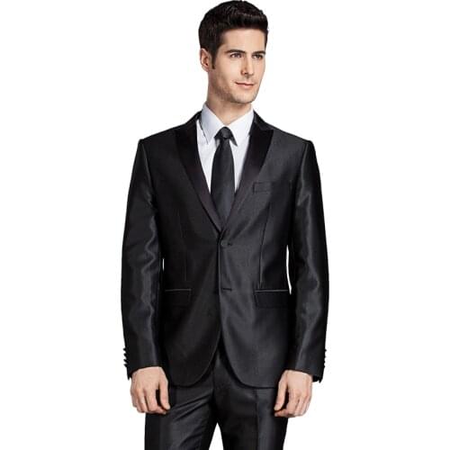 2019 Men Wedding Slim Fit Suit Formal Business Suits Fashion Dinner Male Suit 2 Pieces Tuxedo Party Suits Jacket Pants