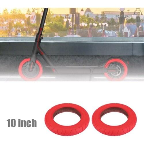 Novel-2Pcs for XiaoMi Mijia M365 Pro 10 Inch Electric Scooter Tire 10 X 2 Inflatable Solid Tire for Wanda Tires