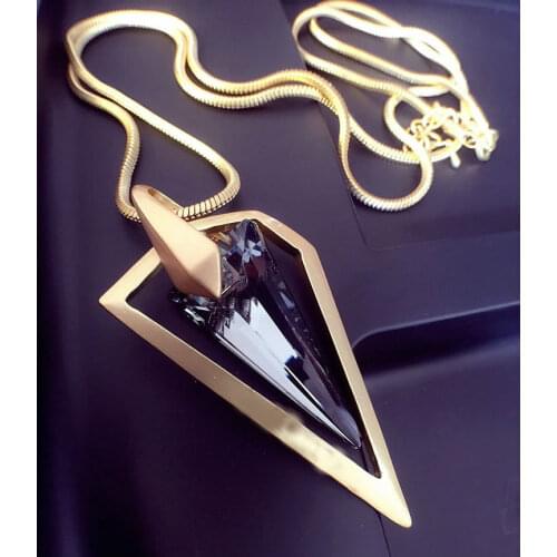 2021 New Guardian angel Crystal From Austrian Maxi Necklace Collier Wholesale Fashion Jewelry Name Bead