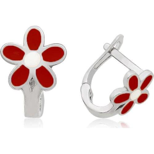 Silverlina Silver Flower Child Tag