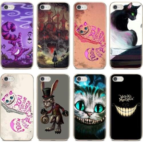 For Xiaomi mi Redmi Note 3 4 4X 5 6 7 8 8t 9 9s 9t 10 pro lite TPU Silicone Case Cheshire-Cat-alice-in-wonderland-anime