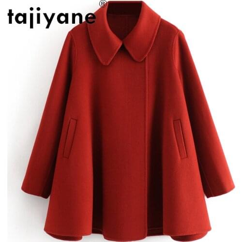 Tajiyane Clothes for Women Real Fur Coats Womens 100% Wool Jackets Womens Clothing Female Winter Coat Slim Abrigo Mujer TN1478