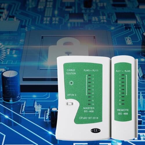 Professional Network Cable Tester RJ45 RJ11 RJ12 CAT5 UTP LAN Cable Tester Detector Remote Test Tools Networking