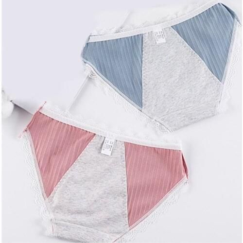 New Ladies Cotton Low Rise Menstruation Period Three Layers Leakproof Physiological Briefs Panties Quality Lace Hips Underwear
