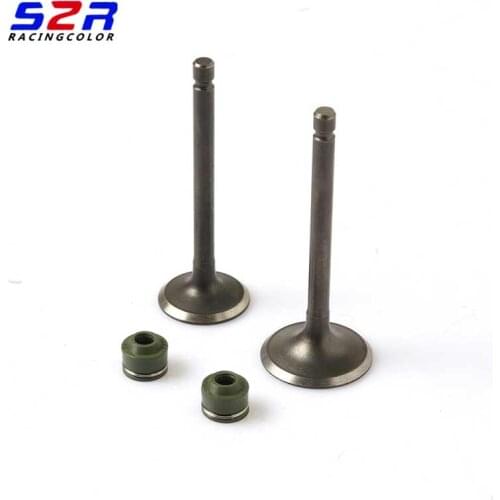 High Quality Motorcycle Engine Valve Intake Exhaust Stem Valve Assy And Oil Seal For Yamaha YBR125 YB125 YB125Z XTZ125
