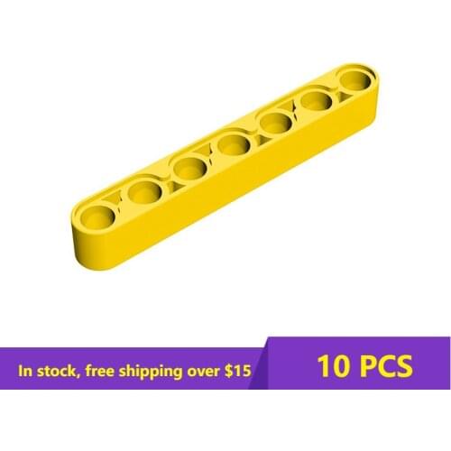 10PCS MOC Bricks Assembles Particles 32524 1x7 for Building Blocks Classic Brand Kids DIY Educational High-Tech Spare Toys