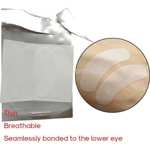 100 Pairs Super Thin Eye Pad Hydrogel Eye Patch Collagen Hyaluronic Eyelashes Pads Gel Patches Lint Free No Sensitive
