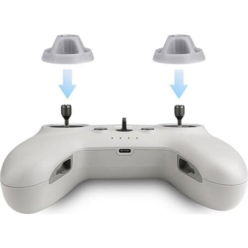 2pcs/set Remote Controller Rocker Protective Cover Joy sticker Fixed Bracket Cap for DJI FPV Combo Remote Controller Accessories