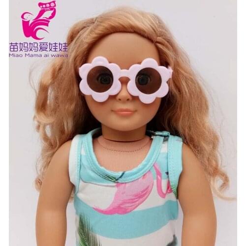 New born baby doll Sun Glasses for 18 inch girl doll accessories