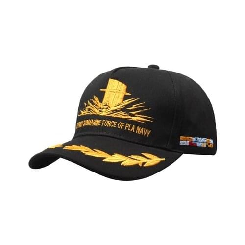 Navy Sailor Cotton Hgh Quality Embroidery Baseball Cap Ourdoor Fishing Camping Tent Travel Black Sun Hat For Men Women