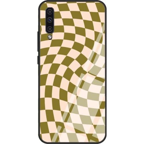 Green Moss Twist For Samsung A21S A20e A10 A20 A30 A50 A70 A31 A51 A71 A12 A52 A72 A32 Tempered Glass Case