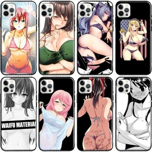 Summer Bikini Girls Anime Phone Case For Apple iPhone 11 Pro Max 12 mini X XR XS Max 8 7 Plus SE 2020 Cover Shell