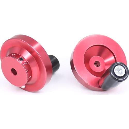 CNC Hand Wheel Machine Tool Plastic Small Hand Crank DIY Lathe Rotary Top Wire Fixed Light Hole Beads Machinery Accessories