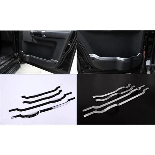 For Land Rover Discovery 4 LR4 2010-2016 ABS Chrome Car Door Decorative Strips Cover Trim Accessories Styling 4pcs/set
