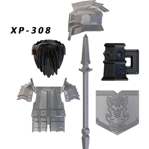 Single Gold Kingsguard Armor Jaime Lannister Medieval Knight Action Figures Building Blocks Toys For Children Kt1014 Kt1015